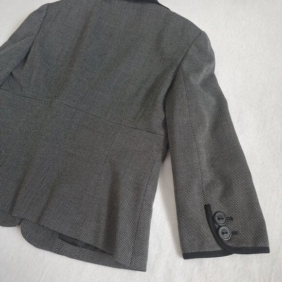💙 Nine West Speckeled Blazer Size 6 Formal Office Fall Winter - Picture 7 of 8